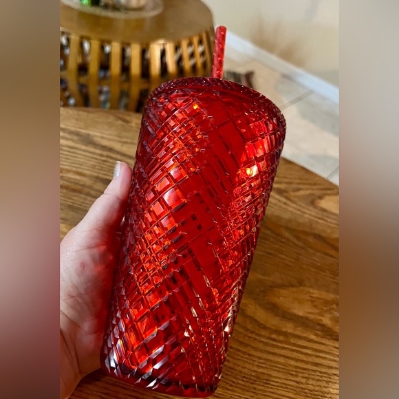 2021 Starbucks Holiday Ruby Red Jeweled Tumbler  - 16 oz Grande - Picture 3 of 7